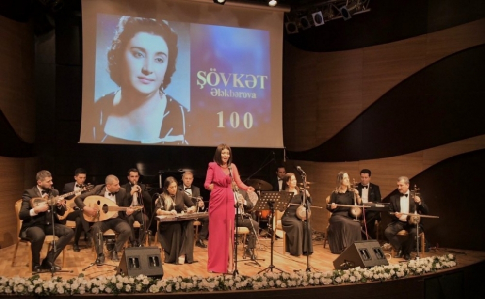 Şövkət Ələkbərovanın 100 illiyi qeyd olundu - Fotolar