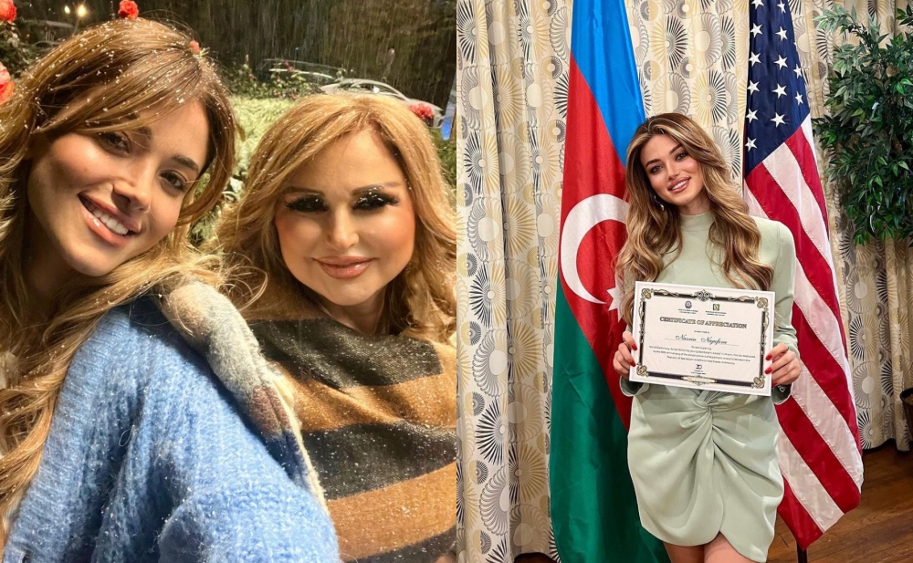 Qızı Mələkxanım Eyubovanı sevindirdi - Fotolar