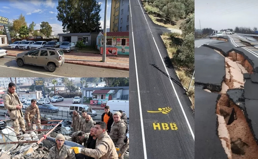 Hatay zəlzələdən əvvəl və sonra - Fotolar