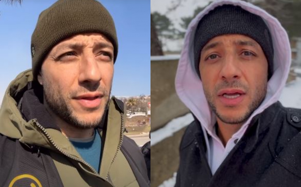 İsveç müğənni zəlzələ bölgəsində - Video
