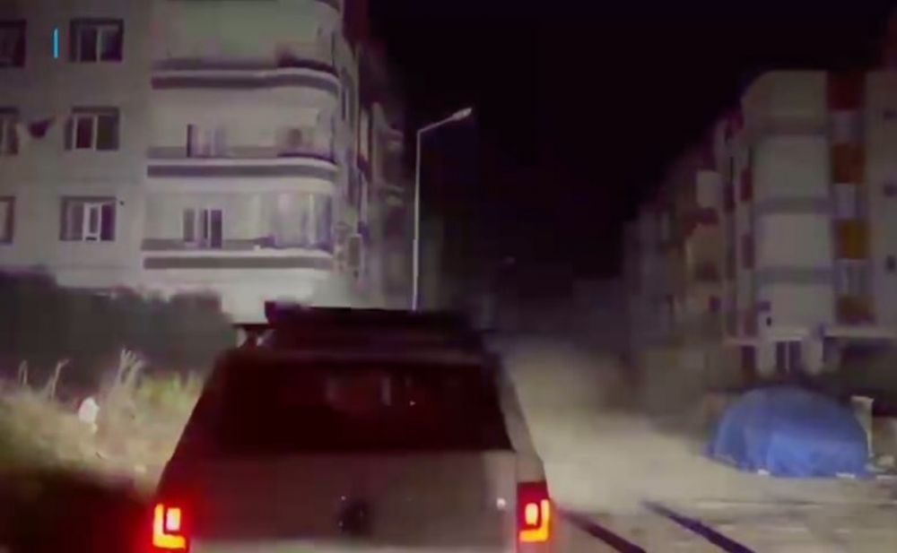 Hataydakı zəlzələ anı - Video