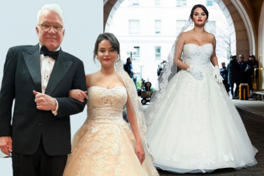 Selena Qomez gəlinlikdə - Fotolar