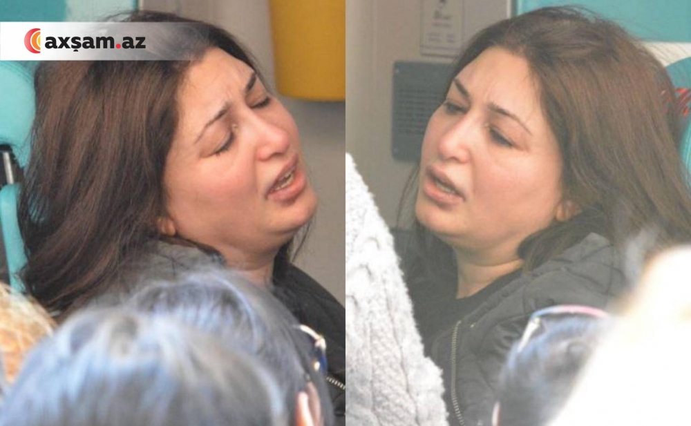 Vida mərasimində Dilarə Əliyevanın halı pisləşdi - Fotolar