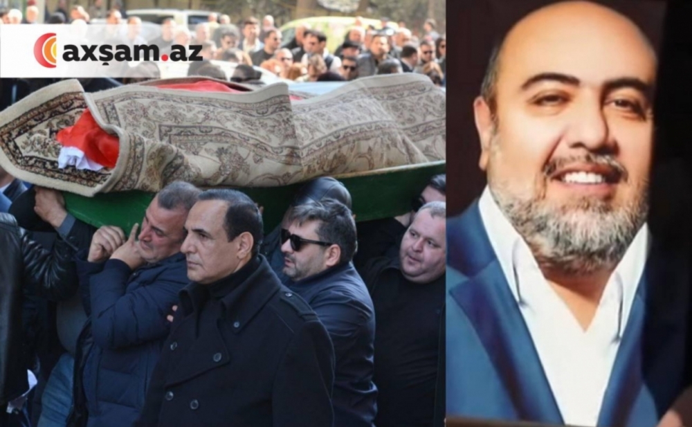 Oqtay Əliyev son mənzilə yola salındı - Video+Fotolar