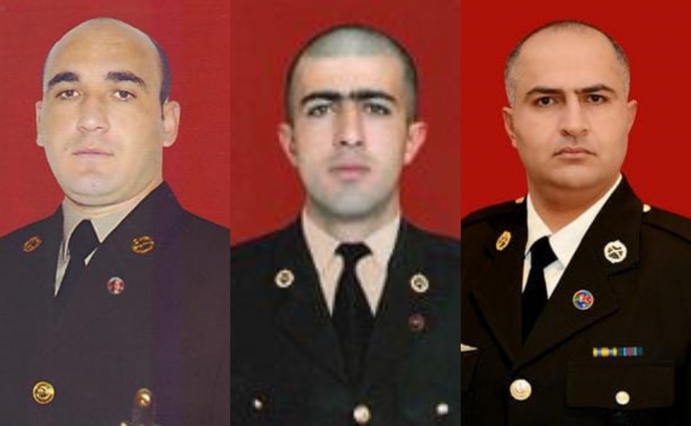 Bu gün şəhid olan hərbçilərimizin - Fotoları