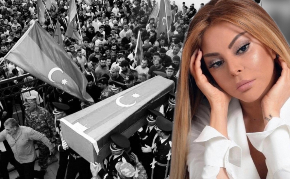 Aygün Kazımovadan şəhid olan hərbçilərimizlə bağlı paylaşım - Fotolar