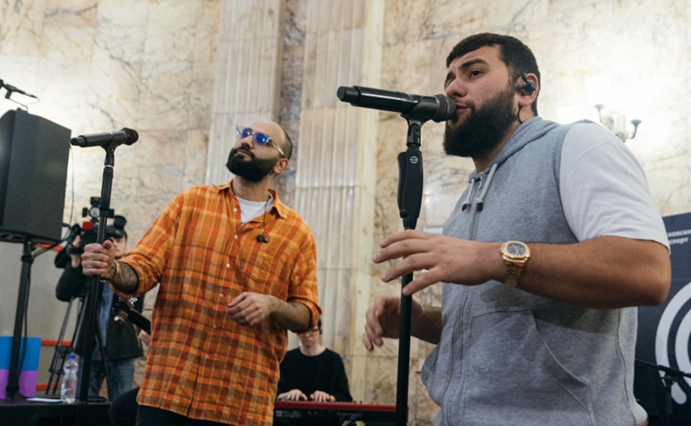 HammAli və Navai metroda konsert verdi  - Fotolar