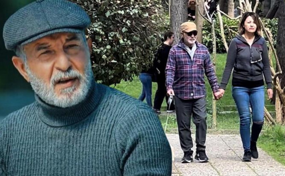 63 yaşlı aktyor sevgilisi ilə əl-ələ - Foto