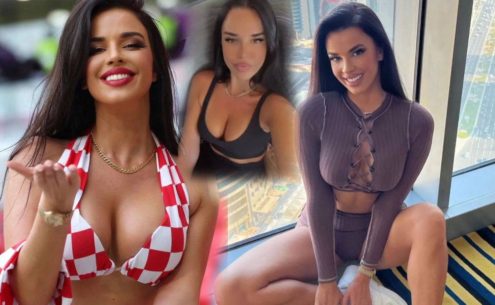 Geyimi ilə səs-küy yaradan xorvatiyalı model Bakıda - Video