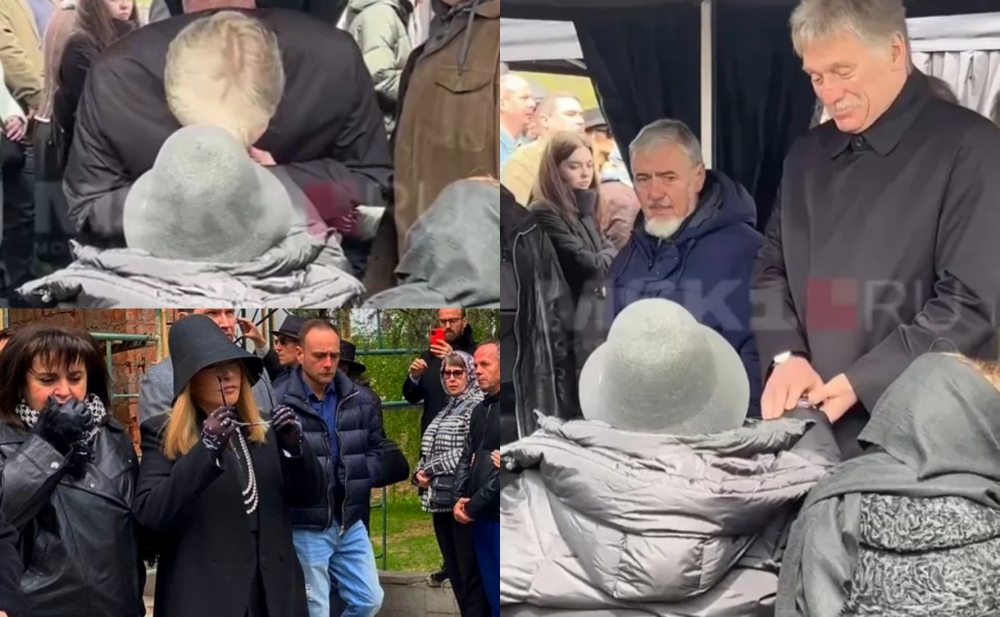 Peskov Puqaçovanın əlini öpdü - Video