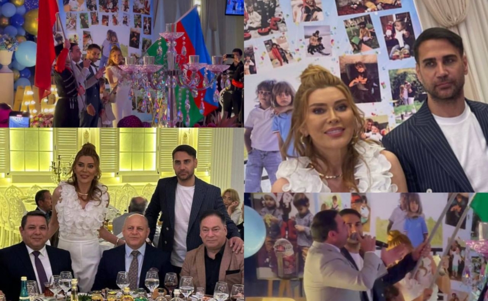 Xoşqədəm və Doğuş əkizlərinə ad günü etdi - Video+Fotolar
