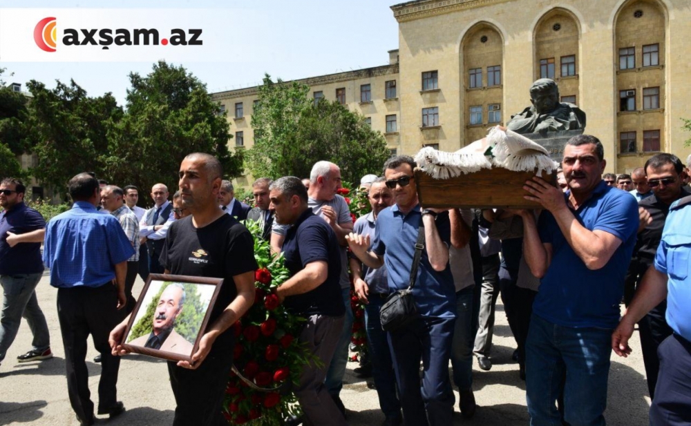 Elxan Qasımovla vida mərasimi keçirildi - Fotolar