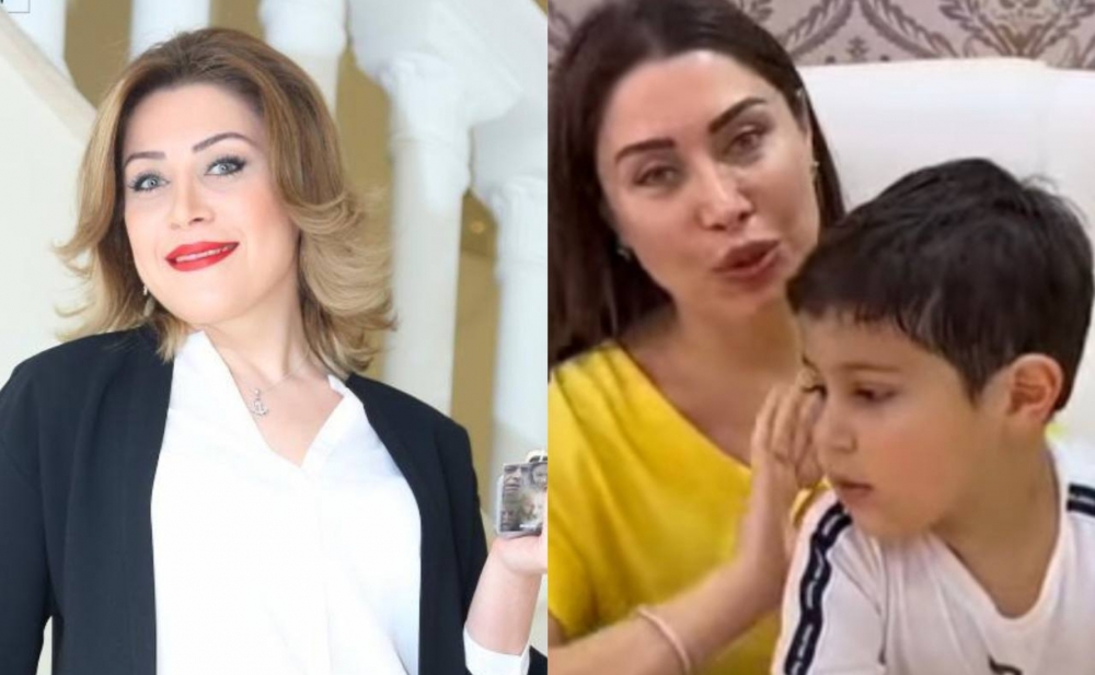 Elnarə Təhməzova ilk dəfə oğlunu göstərdi - Fotolar