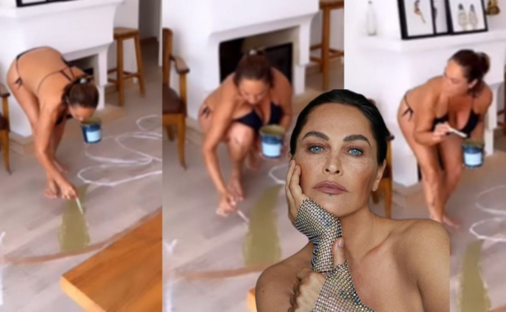 Hülya Avşar bikinidə video paylaşdı