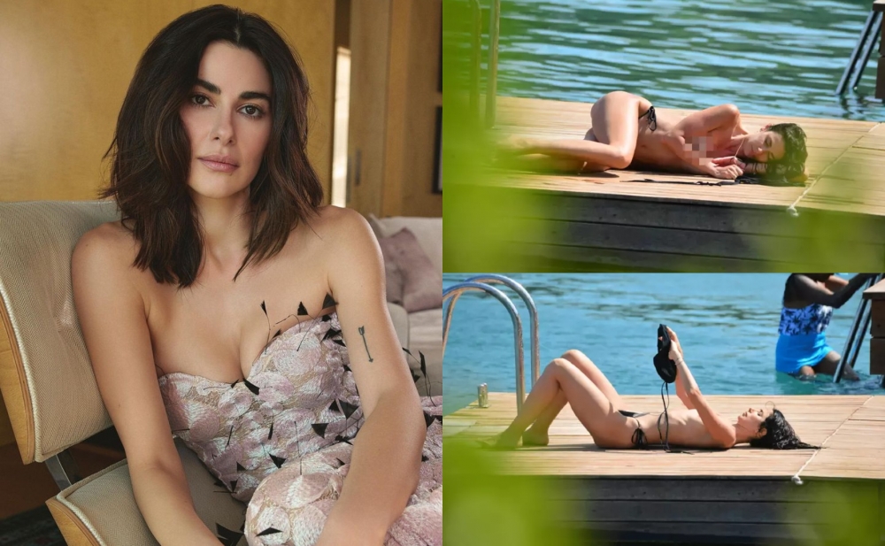 Nəsrin Cavadzadə çılpaq görüntüləndi - Fotolar
