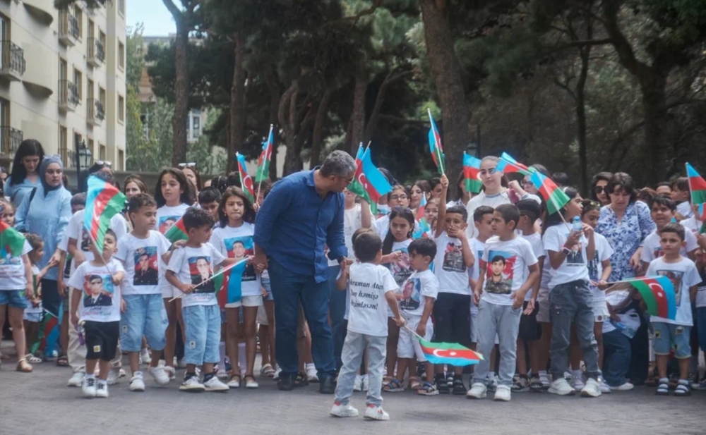 Şəhid ailələri ilə daha bir görüş keçirildi - Video+Fotolar