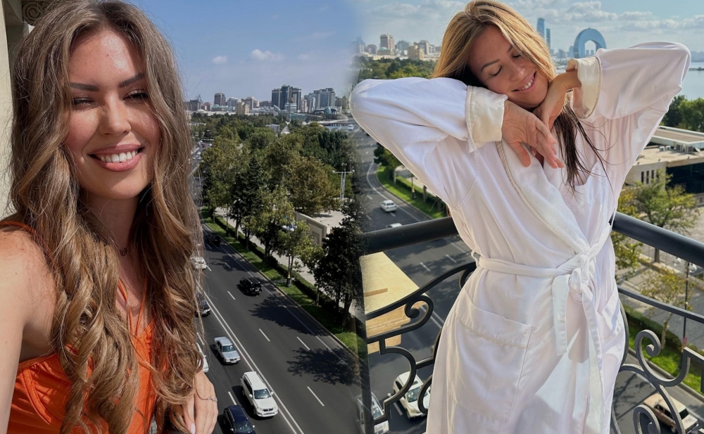 Dünyanı gəzən məşhur bloger Bakıya gəldi - Fotolar
