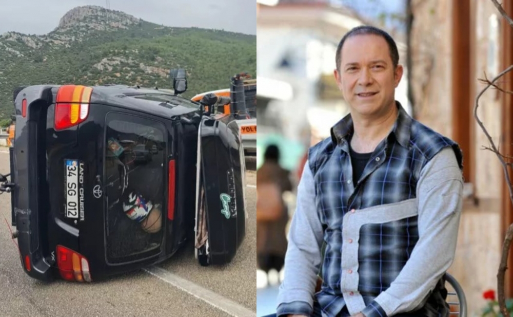 Müğənni ailəsi ilə birgə qəzaya düşdü - Fotolar