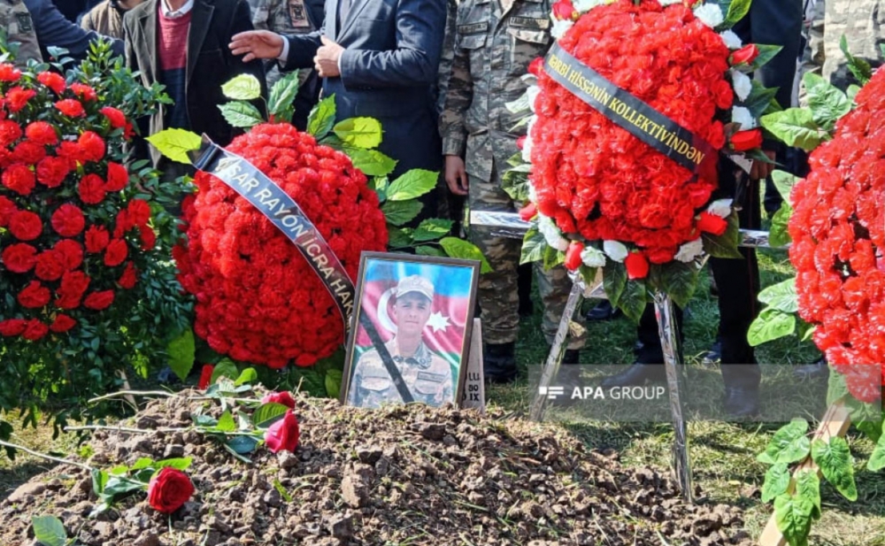 Şəhid Vüsal Orucov dəfn olundu - Fotolar