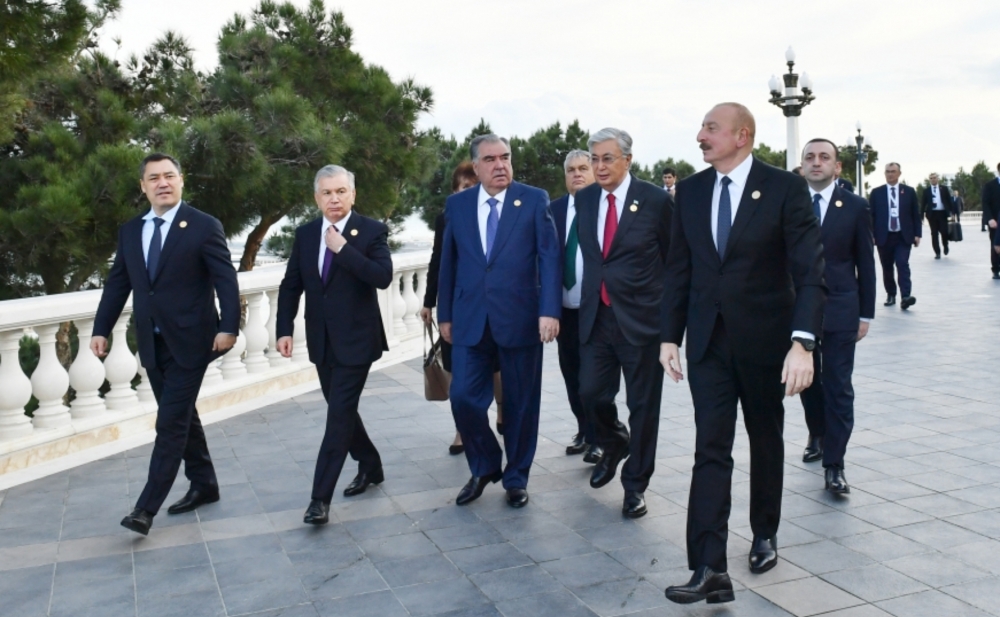 Prezidentlər Dağüstü parkda - Fotolar
