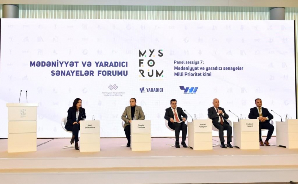 Mədəniyyət və Yaradıcı Sənayelər Forumu keçirilib