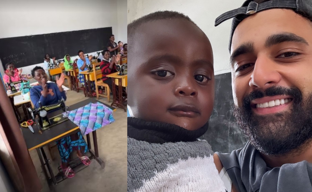 Hüseyn Afrikada imtina edilən qızlarla görüşdü - Video