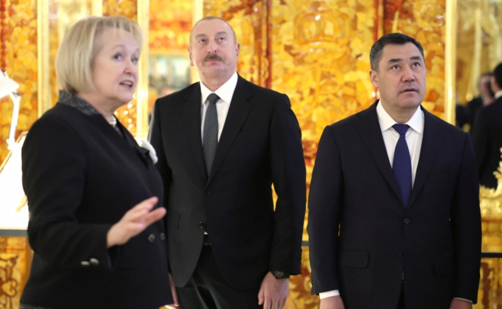 İlham Əliyev “Yekaterina sarayı”nda - Fotolar