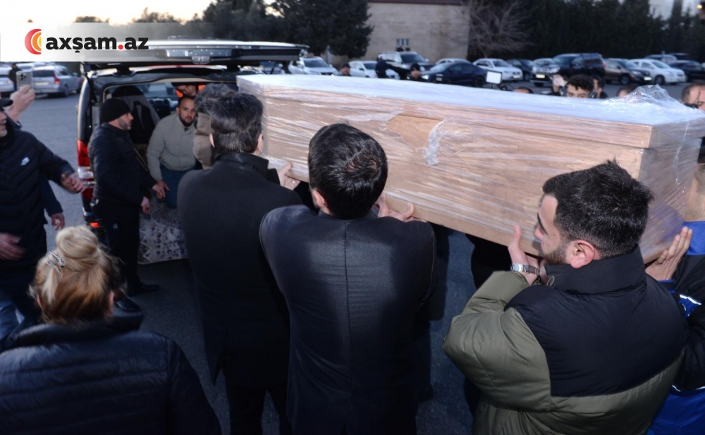 Aygün Bəylərin nəşi Bakıya gətirildi - Fotolar+Video