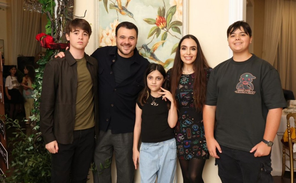Leyla Əliyevadan Əminəyə ad günü təbriki - Foto