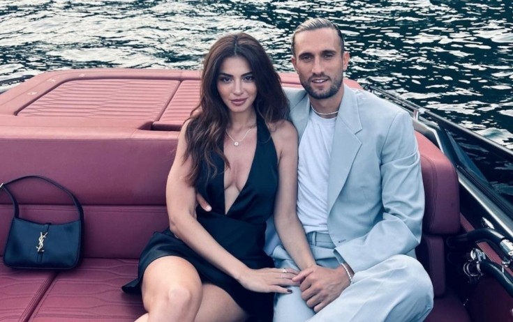 Melisa futbolçu ilə gizlicə ailə qurdu