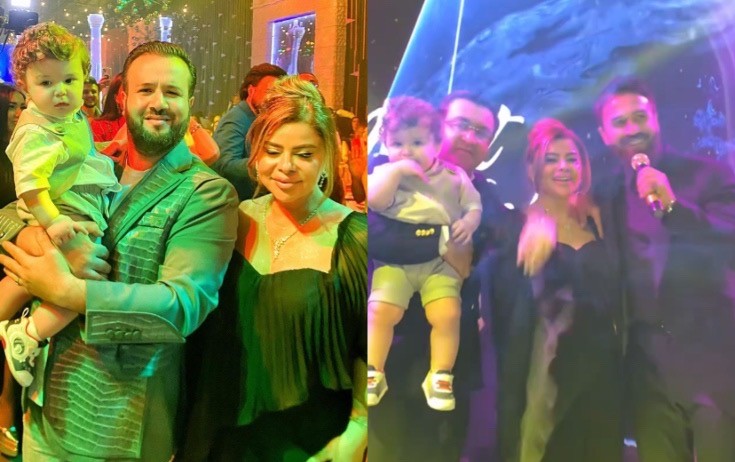 Nigar İbrahimova 1 yaşlı oğluna ad günü etdi - Video