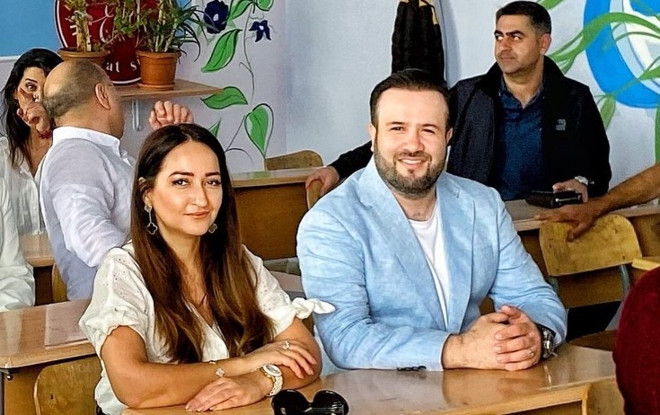 Elnur 25 il sonra sinif yoldaşları ilə görüşdü - Fotolar