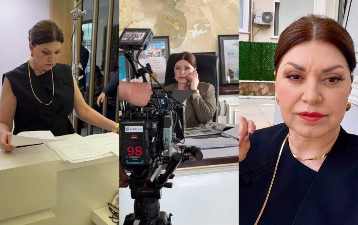 Sənubər İsgəndərli Qazaxıstan filminə çəkilir