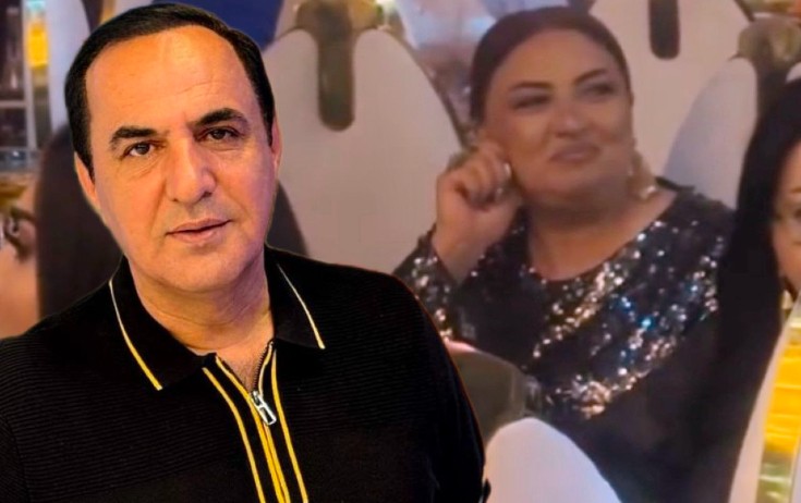 Manaf Ağayev xanımı ilə - Video