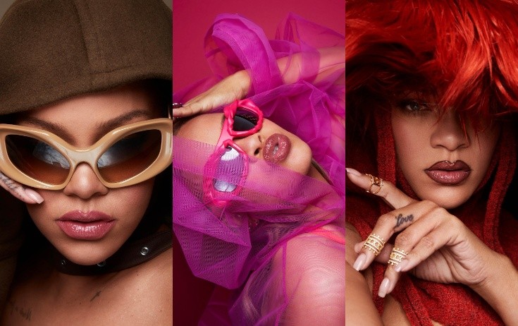 Rihanna 3 fərqli görünüşdə - Fotolar