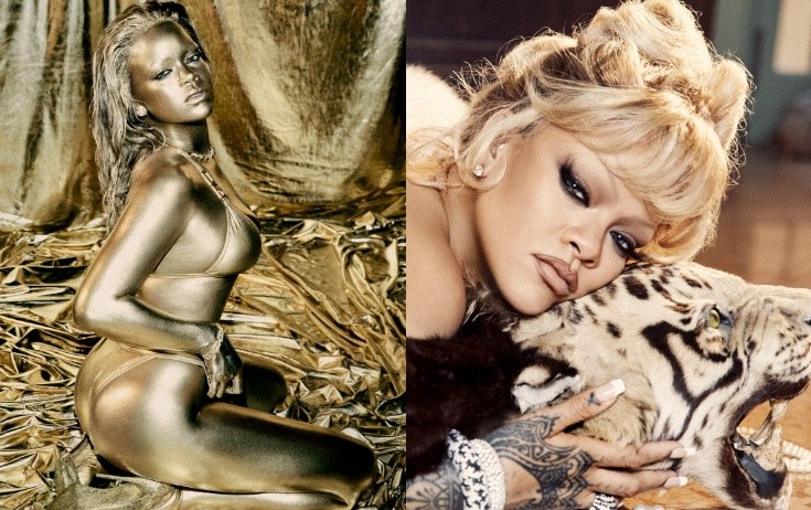 Rihanna mafiya başçısının xanımı obrazında - Fotosessiya