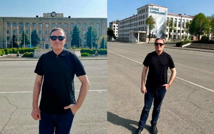 Mənsum İbrahimov Xankəndidə - Fotolar