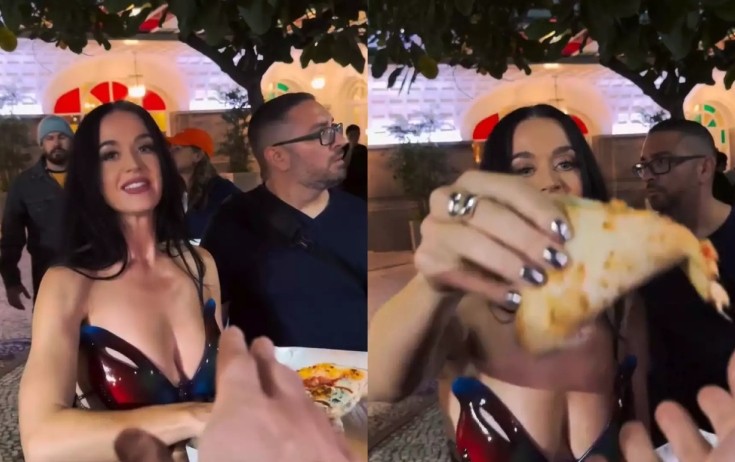 Keti Perri gündəm olan hərəkətini təkrarladı - Video