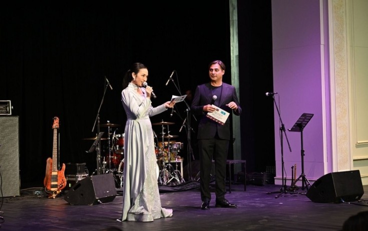 Qazaxıstanda Azərbaycan Mədəniyyəti Günlərinin ilk konserti - Fotolar
