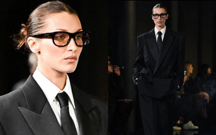 Bella Hadid 2 il aradan sonra podiumda - Fotolar
