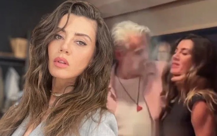 Gökçe Bahadırın saçları yandı - Video