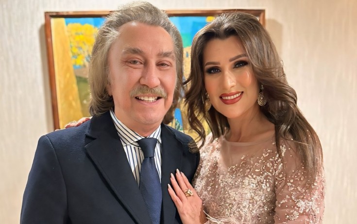 Gülyanaq Məmmədova Fərrux Zakirovla bir arada - Fotolar
