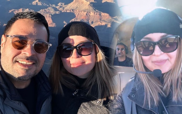 Arizonaya gedib, ilk dəfə helikopterə mindi - Video+Fotolar