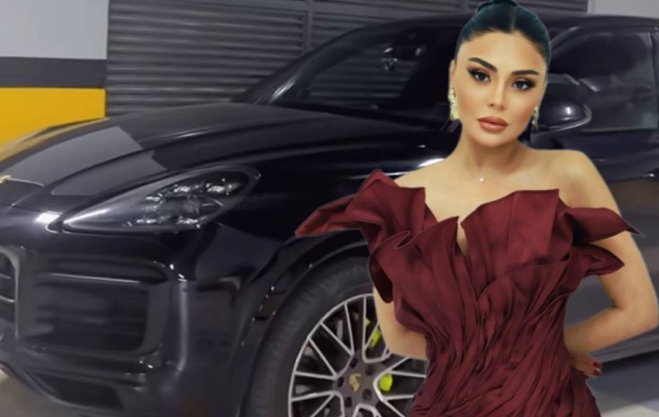Vüsalə bahalı avtomobilini nümayiş etdirdi - Video