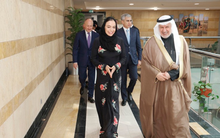 Leyla Əliyeva Ər-Riyadda Kral Salman Mərkəzinin rəhbəri ilə görüşdü - Fotolar