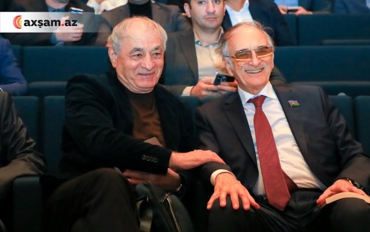 Fəxrəddin Manafovla Polad Bülbüloğlunun şirin söhbəti - Fotolar