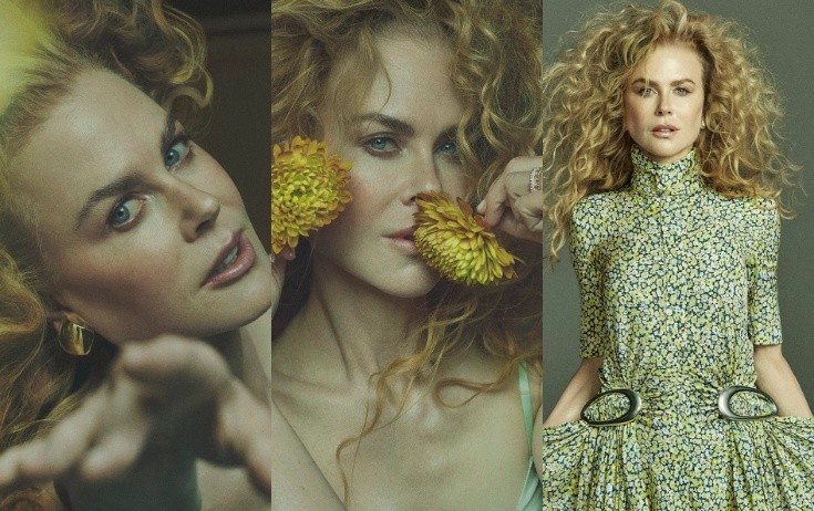 Nikol Kidman kamera qarşısında - Fotosessiya