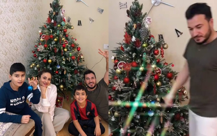 Elvin evindən video paylaşdı - Video