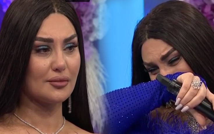 Şəbnəm efirdə ağladı - Video