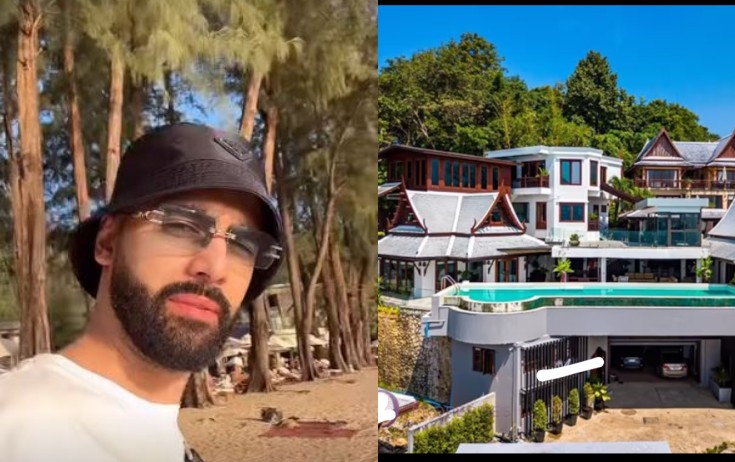 Tailandda qaldığı bahalı villasını nümayiş etdirdi - Video